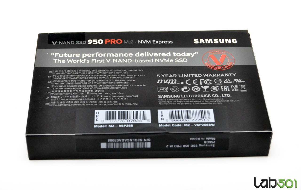 Samsung 950 Pro Nvme