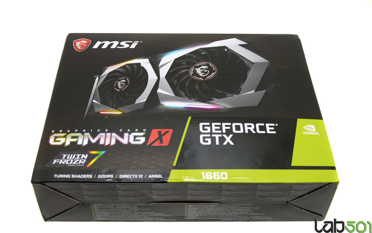 lab501 » Review – MSI GeForce GTX 1660 Gaming X